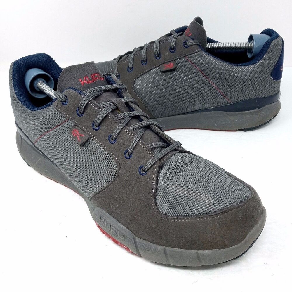 KURU Gray and Red Men's Sneakers